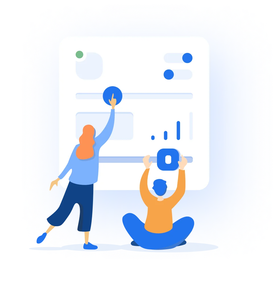 Wir richten das System für Sie ein.